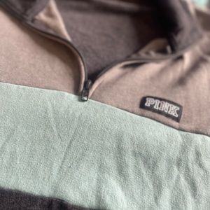 Love Pink Victorias Secret half zip pullover L